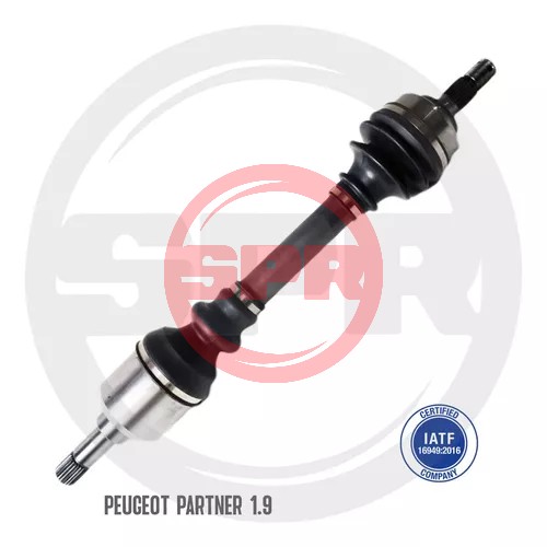 Semieje Peugeot Partner (corto)